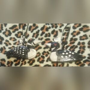 Loon Ornaments, Set of 2